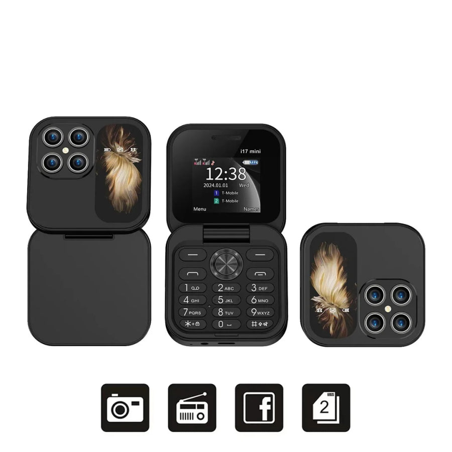SnapCell - Ny mini-vikbar mobiltelefon