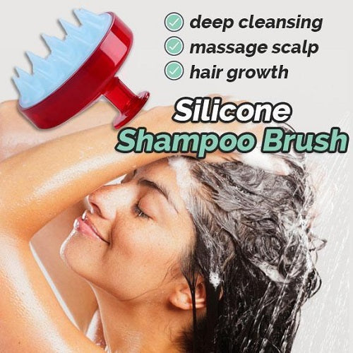 VibraScalp - Silikonborste för hårbottenmassage