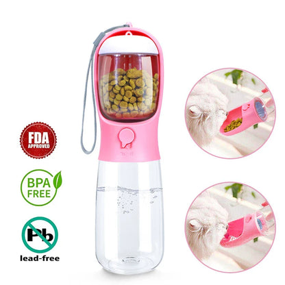 SipMate - Portabel vattenflaska och matare för hundar
