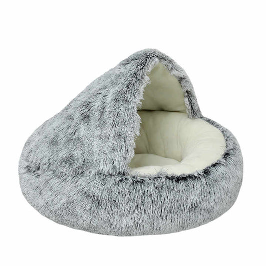CozyCave - Mysig kokongformad plyschsäng