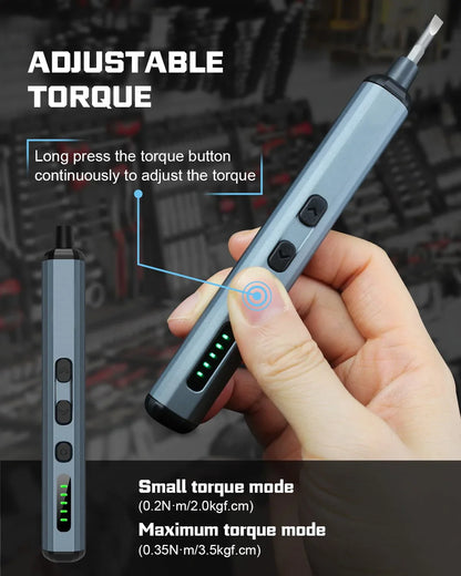 PowerBit Pro - 68-i-1 mini precisions elektriskt skruvmejselset