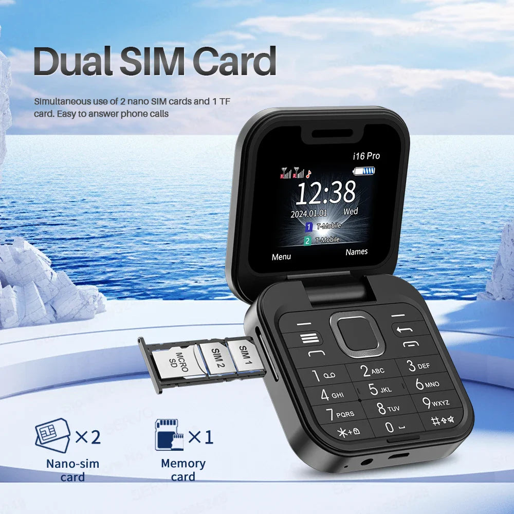 SnapCell - Ny mini-vikbar mobiltelefon