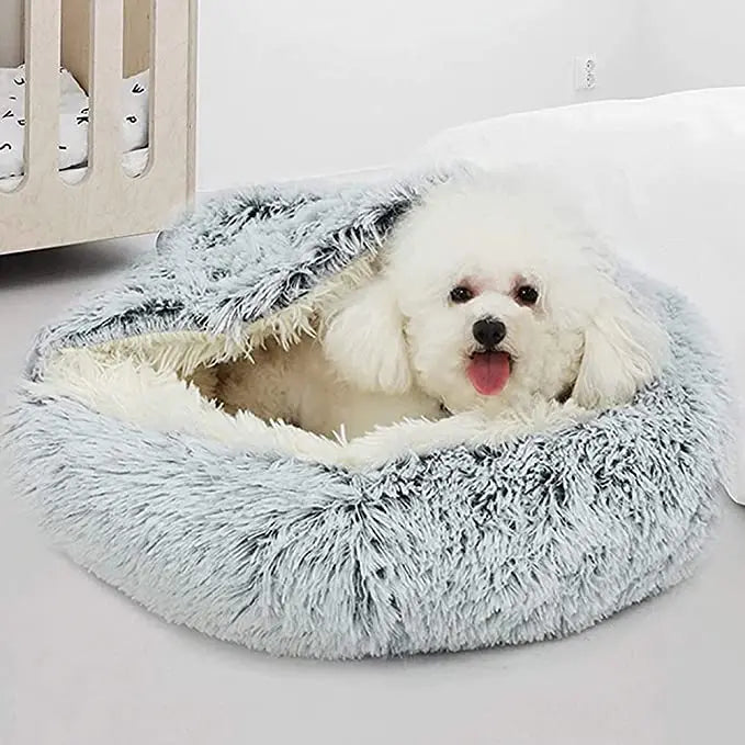 CozyCave - Mysig kokongformad plyschsäng