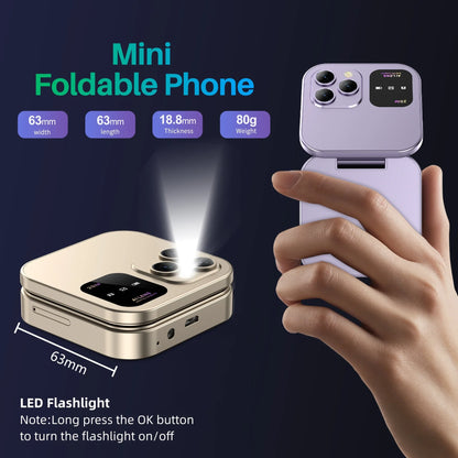 SnapCell - Ny mini-vikbar mobiltelefon