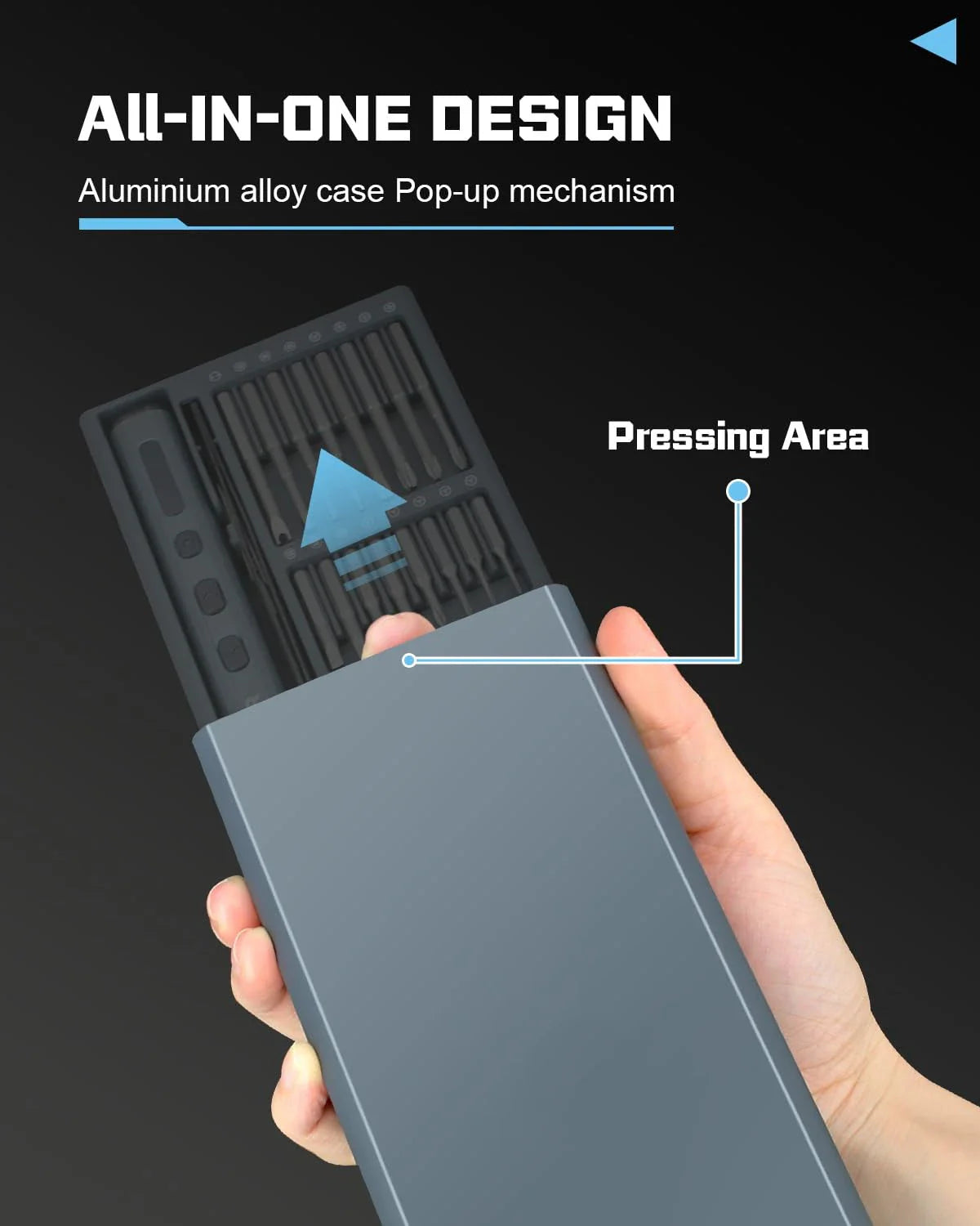PowerBit Pro - 68-i-1 mini precisions elektriskt skruvmejselset
