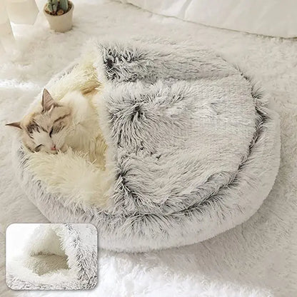 CozyCave - Mysig kokongformad plyschsäng