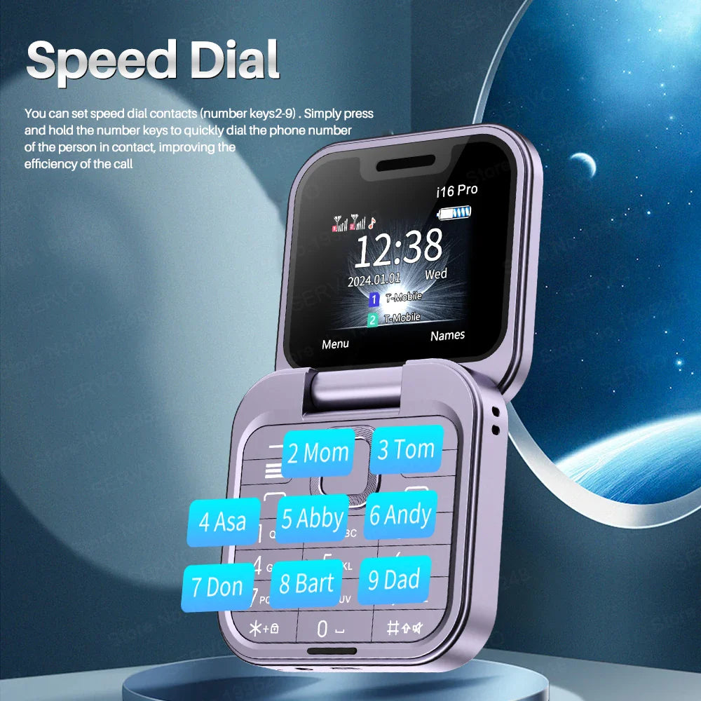SnapCell - Ny mini-vikbar mobiltelefon
