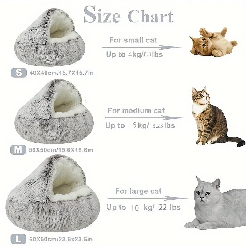 CozyCave - Mysig kokongformad plyschsäng