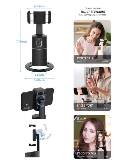 TrackPod - Smart automatisk ansiktsspårande tripod