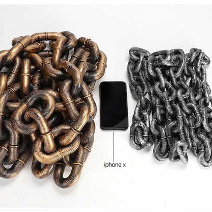 PawChain Couture - Överdimensionerat fejkat kedjekoppel för hundar