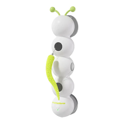 WiggleWorm - Rörelseaktiverad kattleksak med maskdesign