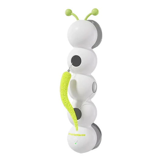WiggleWorm - Rörelseaktiverad kattleksak med maskdesign